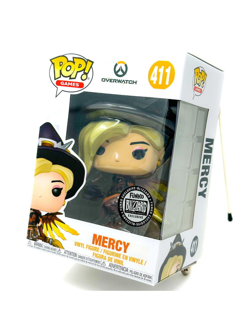 Funko Pop Witch Mercy 411 Overwatch Game 2018 Blizzard Exclusive Vinyl‎ Figure